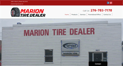 Desktop Screenshot of mariontiredealer.com